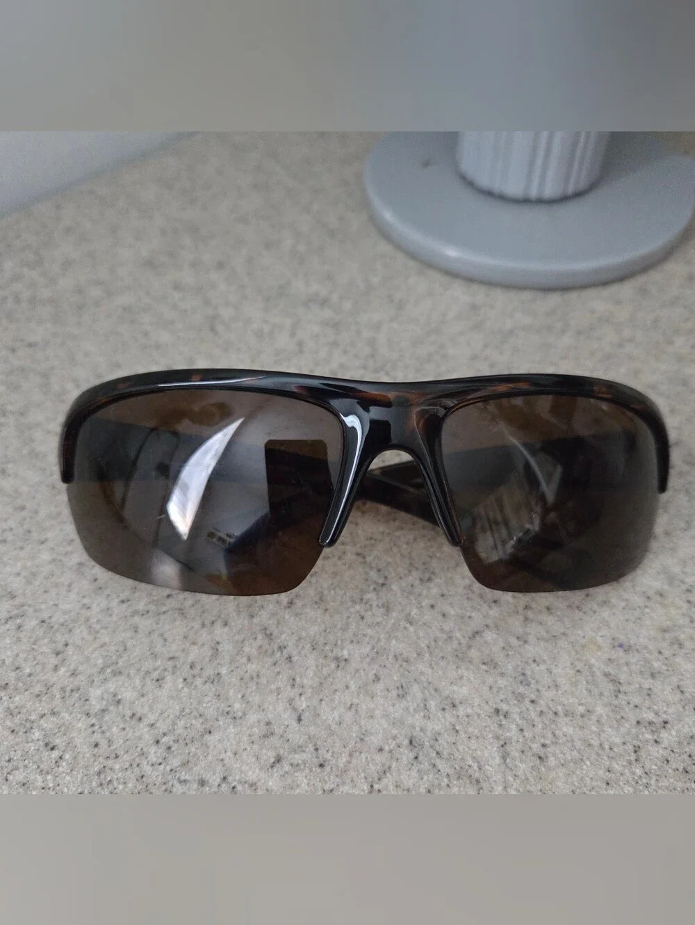 Ozark Trail Brown Tortoiseshell Wrap Sunglasses